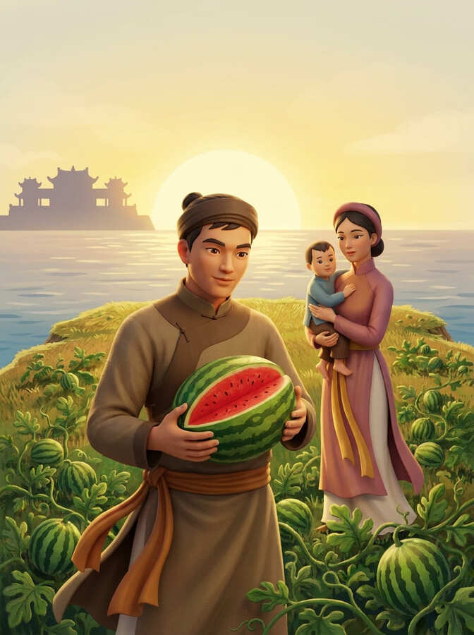 Sự tích dưa hấu